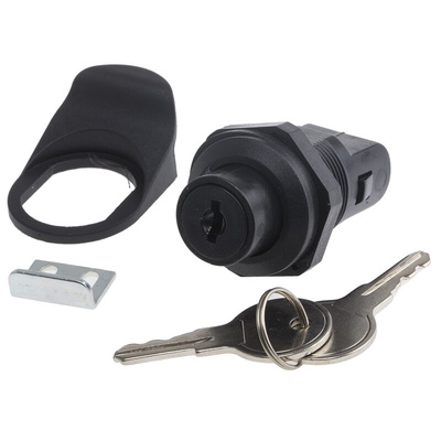 RS PRO Black Polycarbonate Camlock, Key Unlock