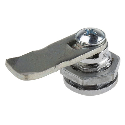 RS PRO Cabinet Lock, 13.5mm Panel-to-Tongue, 16.2 x 14.2mm Cutout, Key Unlock