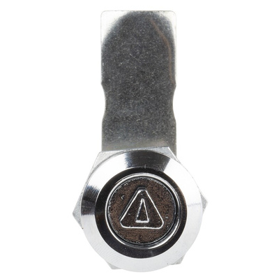 RS PRO Cabinet Lock, 13.5mm Panel-to-Tongue, 16.2 x 14.2mm Cutout, Key Unlock