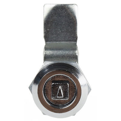 RS PRO Cabinet Lock, 20.5mm Panel-to-Tongue, 16.2 x 14.2mm Cutout, Square Head Unlock