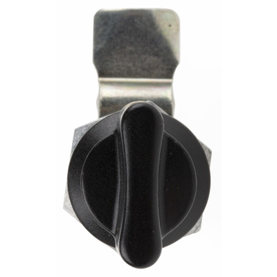 RS PRO Cabinet Lock, 19.5mm Panel-to-Tongue, 16.2 x 14.2mm Cutout, Knob Unlock