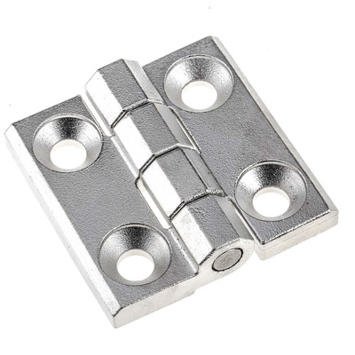 Elesa Stainless Steel Butt Hinge, Screw Fixing, 60mm x 60mm x 8mm