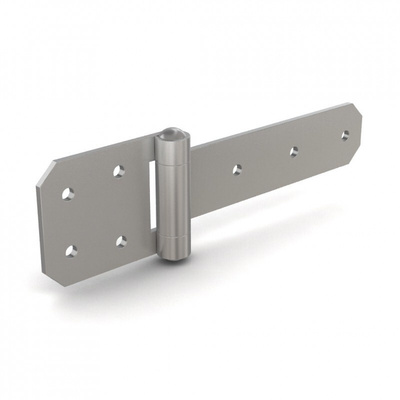 Pinet Polished Stainless Steel Strap Hinge, Rivet Fixing, 230mm x 65mm x 4mm
