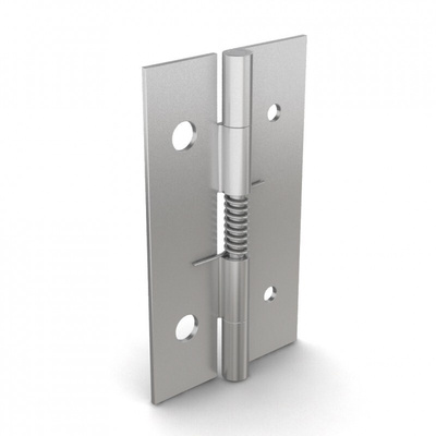 Pinet Stainless Steel Spring Hinge, 60mm x 35mm x 1mm