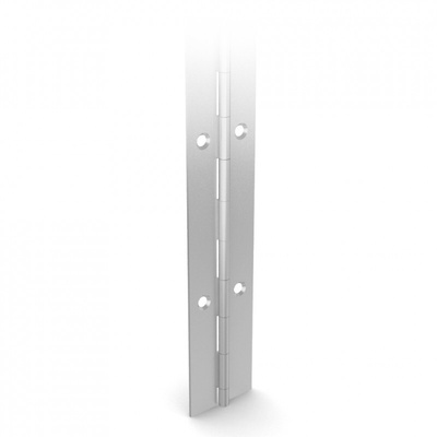 Pinet Aluminium Piano Hinge with a Knuckle Pin, 2000mm x 50mm x 1.5mm