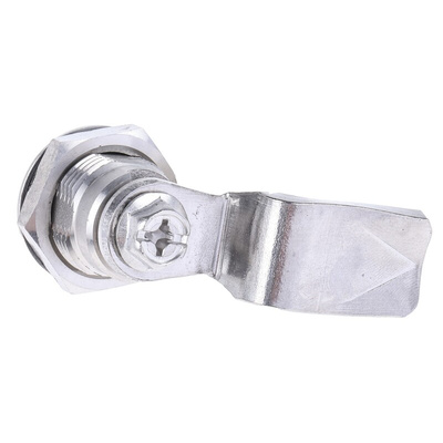RS PRO Stainless Steel Cabinet Lock, 32mm Panel-to-Tongue