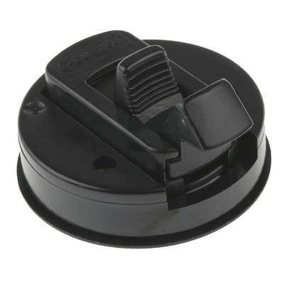 Southco Black Plastic Locking Latch, 50mm Cutout, Key Unlock