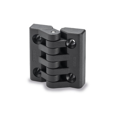 Elesa PA Butt Hinge with a Fixed Pin, Screw Fixing, 65mm x 64mm x 23mm
