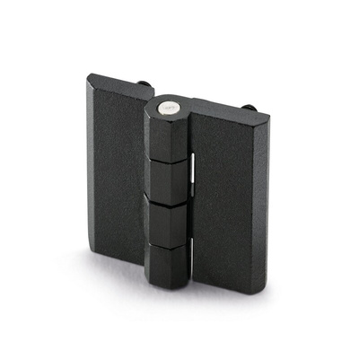 Elesa Zinc Alloy Butt Hinge with a Fixed Pin, Screw Fixing, 60mm x 60mm x 15mm