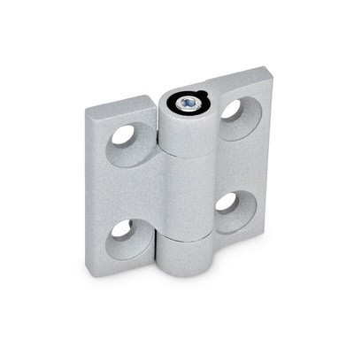 Elesa Zinc Alloy Friction Hinge with a Plastic Pin, Screw Fixing, 60mm x 60mm x 18.5mm