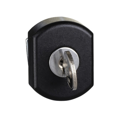 Schneider Electric Black Plastic, Steel Lock, Key Unlock