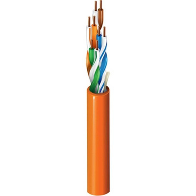 Belden Yellow PVC Cat5e Cable U/UTP, 305m Unterminated/Unterminated