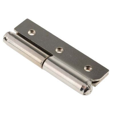 Pinet Steel Butt Hinge with a Lift-off Pin, Screw Fixing, 50mm x 30mm x 1.2mm