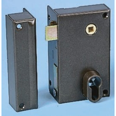 Vachette Steel Rim Lock, 116 x 70mm Cutout