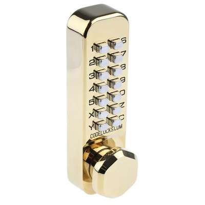 Brass Mechanical Polished Code Lock