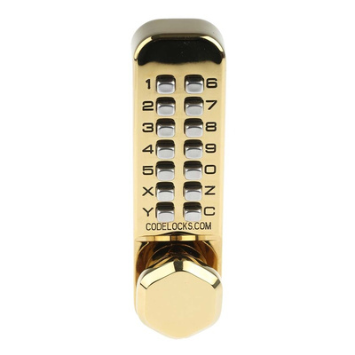Brass Mechanical Polished Code Lock