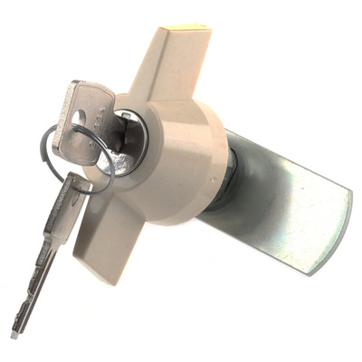 Euro-Locks a Lowe & Fletcher group Company Camlock, 13.2mm Panel-to-Tongue, 22.3 x 19.2mm Cutout, Key Unlock