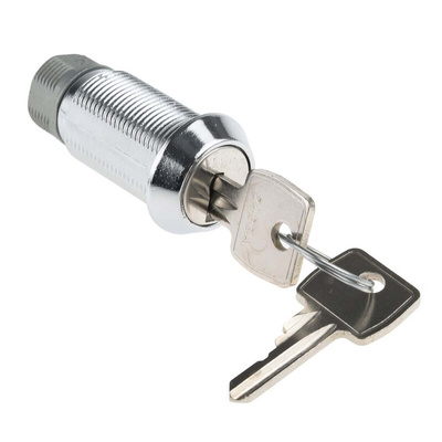Euro-Locks a Lowe & Fletcher group Company Camlock, 32.7mm Panel-to-Tongue, 20.1 x 17.6mm Cutout, Key Unlock