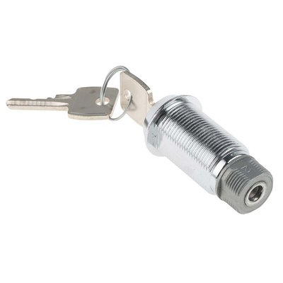 Euro-Locks a Lowe & Fletcher group Company Camlock, 32.7mm Panel-to-Tongue, 20.1 x 17.6mm Cutout, Key Unlock