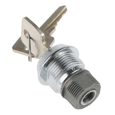 Euro-Locks a Lowe & Fletcher group Company Camlock, 13mm Panel-to-Tongue, 20.1 x 17.6mm Cutout, Key Unlock