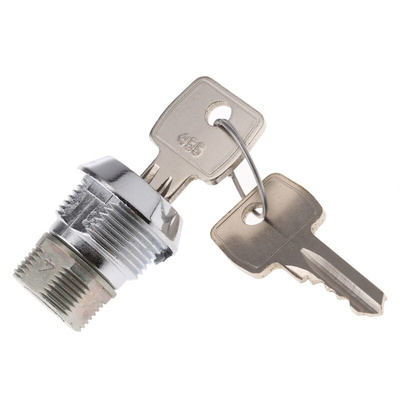 Euro-Locks a Lowe & Fletcher group Company Camlock, 13mm Panel-to-Tongue, 20.1 x 17.6mm Cutout, Key Unlock