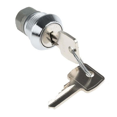 Euro-Locks a Lowe & Fletcher group Company Camlock, 13mm Panel-to-Tongue, 20.1 x 17.6mm Cutout, Key Unlock