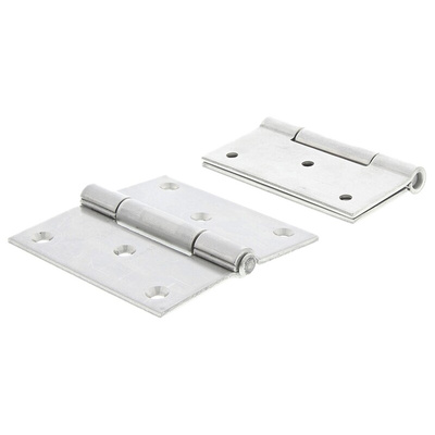 Pinet Stainless Steel Butt Hinge, Screw Fixing, 80mm x 80mm x 2.5mm