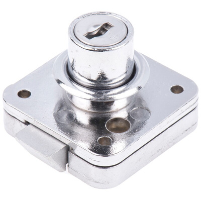 Euro-Locks a Lowe & Fletcher group Company Slam Lock, 21.1mm Panel-to-Tongue, 16.5mm Cutout, Key Unlock