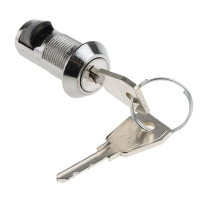 Euro-Locks a Lowe & Fletcher group Company Slam Lock, 20mm Panel-to-Tongue, 16.5 x 14.5mm Cutout, Key Unlock