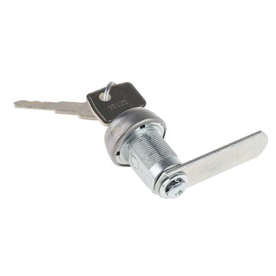 Euro-Locks a Lowe & Fletcher group Company Stainless Steel Camlock, 22mm Panel-to-Tongue, 19.1 x 16mm Cutout, Key Unlock