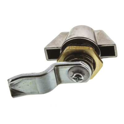 Euro-Locks a Lowe & Fletcher group Company Camlock, 16.1mm Panel-to-Tongue, 20.1 x 22.5mm Cutout, Key Unlock