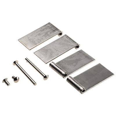 Pinet Stainless Steel Flag Hinge with a Lift-off Pin, 80mm x 40mm x 3mm
