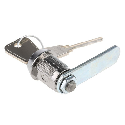 Euro-Locks a Lowe & Fletcher group Company Camlock, 20mm Panel-to-Tongue, 19.1 x 16.6mm Cutout, Key Unlock