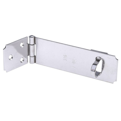 RS PRO Stainless Steel Hasp & Staple, 114 x 36mm