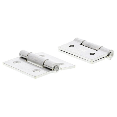 Pinet Stainless Steel Butt Hinge, Screw Fixing, 40mm x 40mm x 2mm