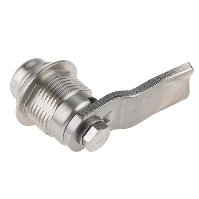 RS PRO Stainless Steel Hygienic Latch, 18mm Panel-to-Tongue, 20.2 x 22.2mm Cutout, Spanner Unlock