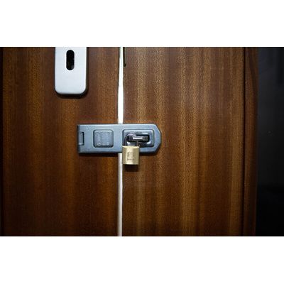 RS PRO Key Weatherproof Brass Padlock, 4mm Shackle, 20mm Body