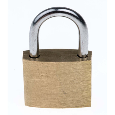 RS PRO Key Padlock, Keyed Alike, 3mm Shackle, 20mm Body