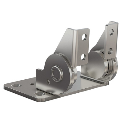 Pinet Polished Stainless Steel Friction Hinge, Screw Fixing, 50mm x 76mm