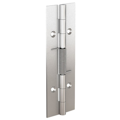 Pinet Steel Spring Hinge, Screw Fixing, 120mm x 40mm x 1.5mm