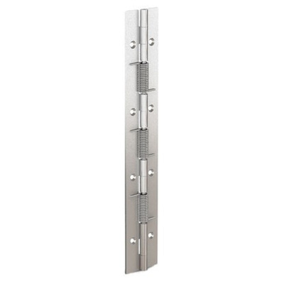 Pinet Steel Spring Hinge, Screw Fixing, 240mm x 40mm x 1.5mm