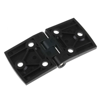 Pinet Polyamide Back Flap Hinge, Screw Fixing, 40mm x 80mm x 5.2mm