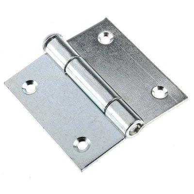 Pinet Steel Butt Hinge, Screw Fixing, 60mm x 60mm x 2mm