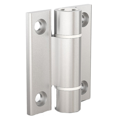 Pinet Aluminium Spring Hinge, Screw Fixing, 67mm x 55mm x 4.5mm