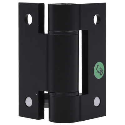 Pinet Aluminium Spring Hinge, Screw Fixing, 67mm x 55mm x 4.5mm