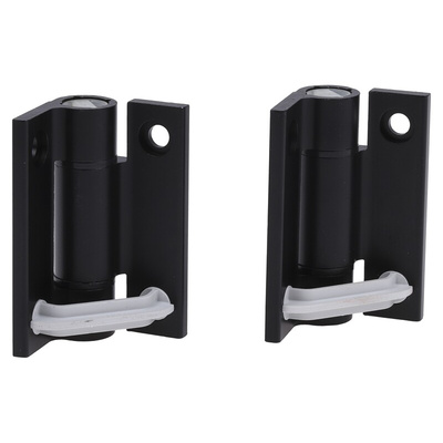 Pinet Aluminium Spring Hinge, Screw Fixing, 67mm x 55mm x 4.5mm