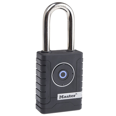 Master Lock Bluetooth Weatherproof Zinc Padlock, 9mm Shackle, 56mm Body