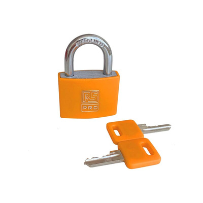 RS PRO Key Padlock, 6mm Shackle, 43mm Body