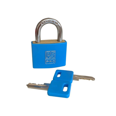 RS PRO Key Padlock, Keyed Alike, 6mm Shackle, 40mm Body