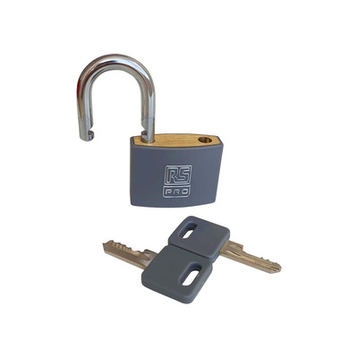 RS PRO Key Padlock, Keyed Alike, 6mm Shackle, 40mm Body